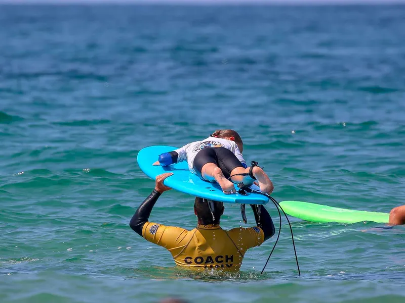 École de surf John et Tim