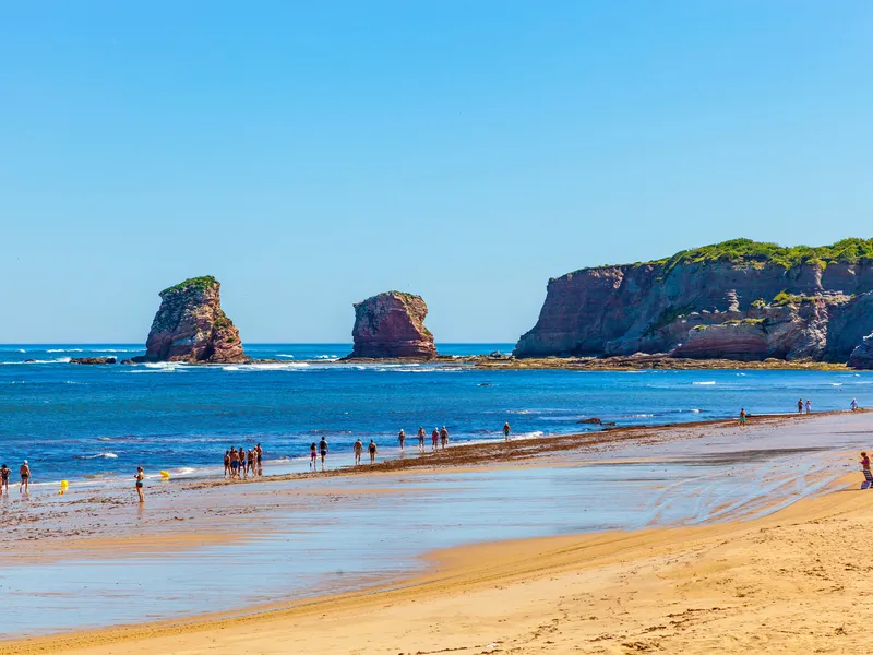 Plage d'Hendaye — côte basque